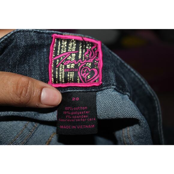 Torrid Jeans Plus Size 20 Straight Leg Dark Denim - Picture 6 of 6